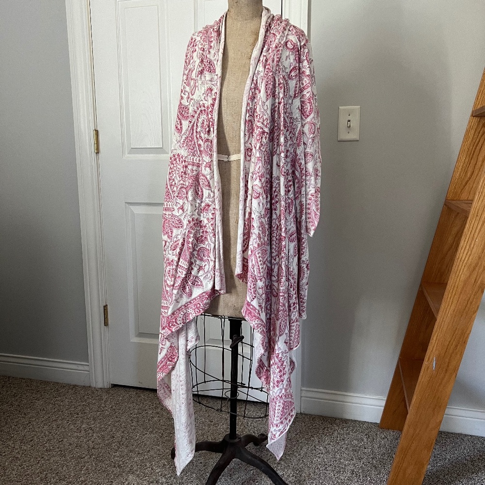 Magnolia Pearl Paisley Print Long Cardigan/Duster